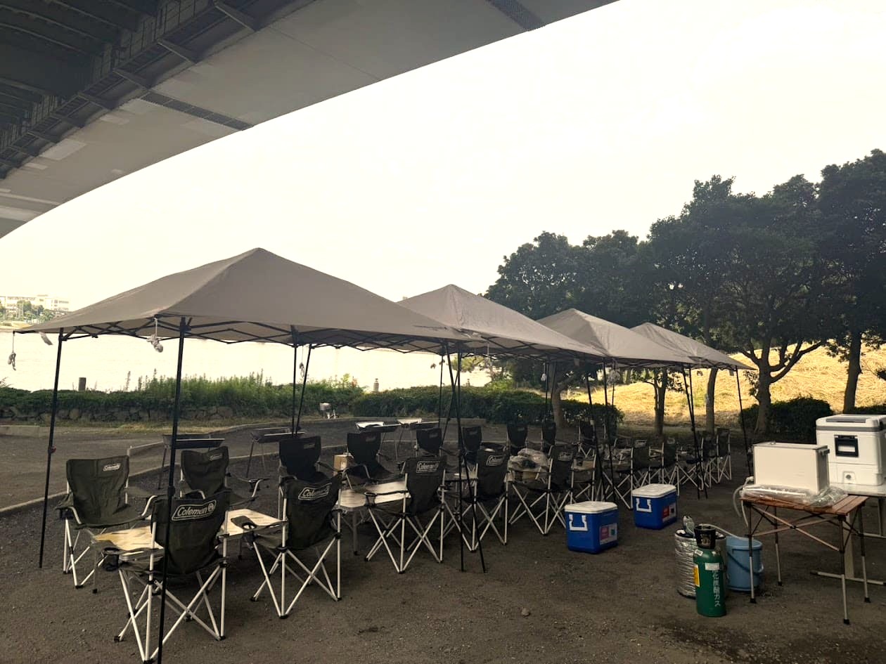 東海ふ頭公園でBBQ♡